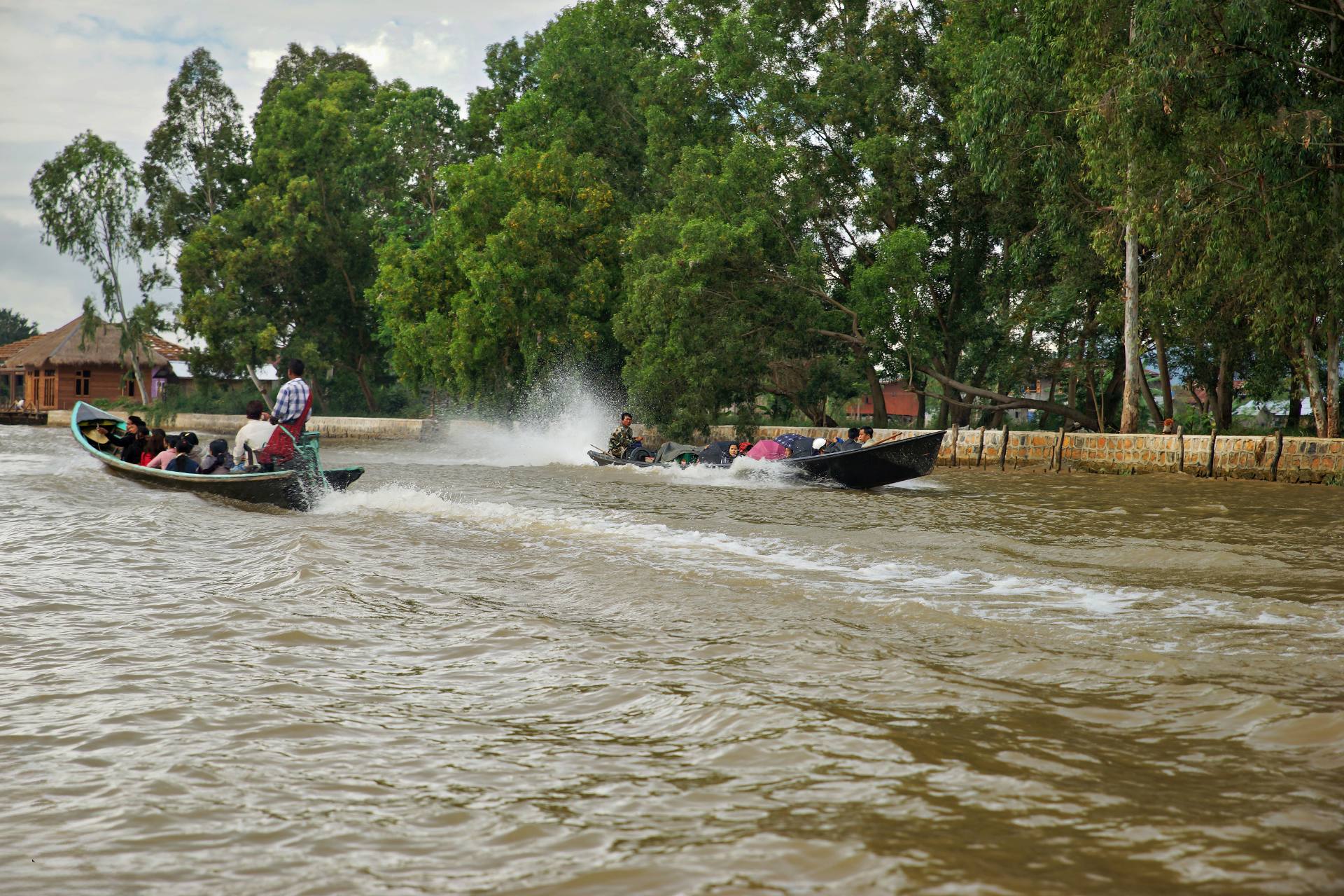 Bootsfahrt zur Erkundung des Inle-Sees und der umgebenden Orte